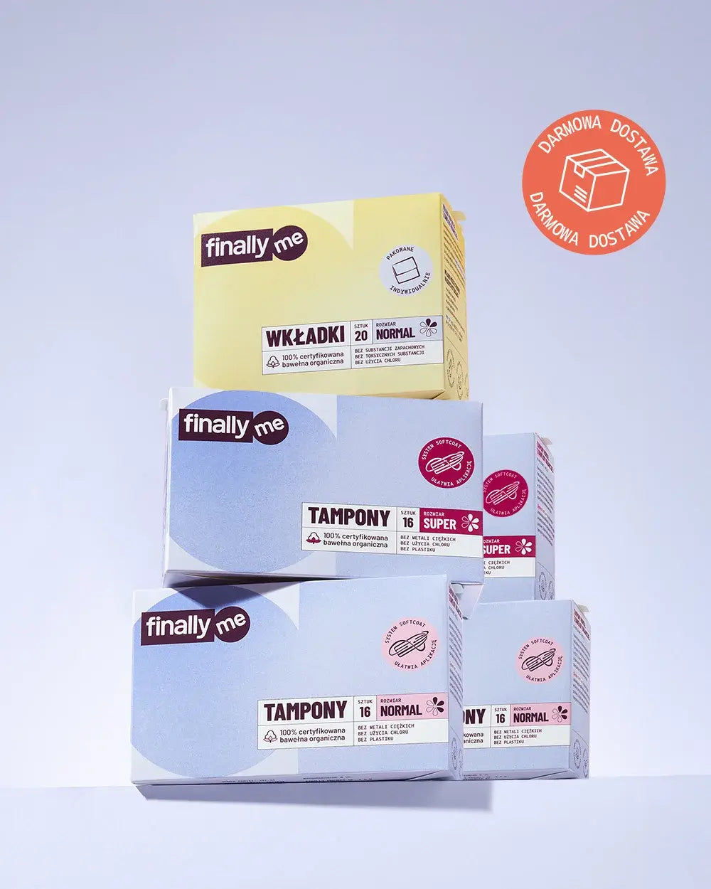 Zestaw tampony + wkładki